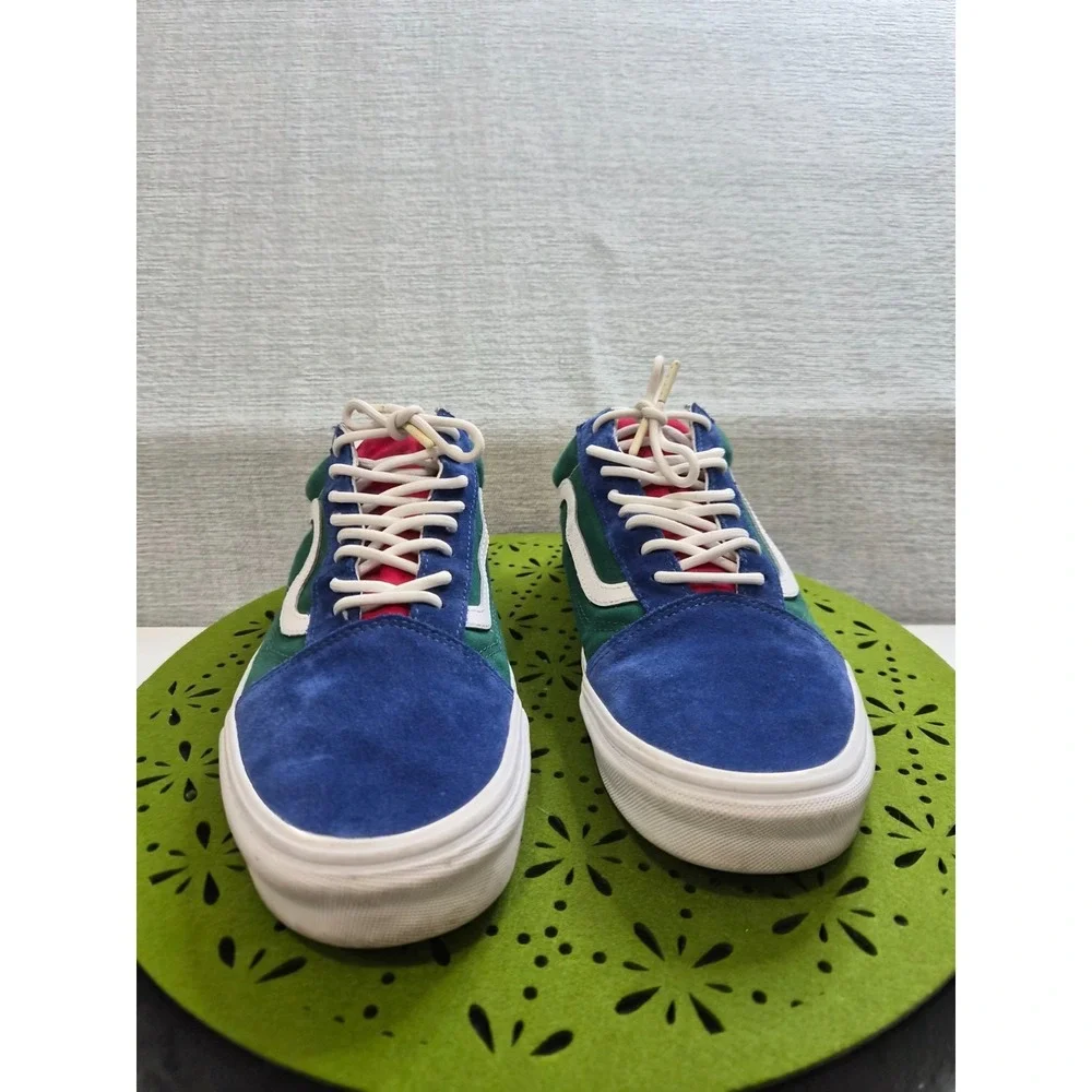 Vans Old Skool Yacht Club Mens US 12 Skateboard Shoes Multi Colorblock Sneakers